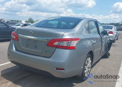2014 Nissan Sentra Sv из США, поврежденный, VIN 3N1AB7AP0EY301080